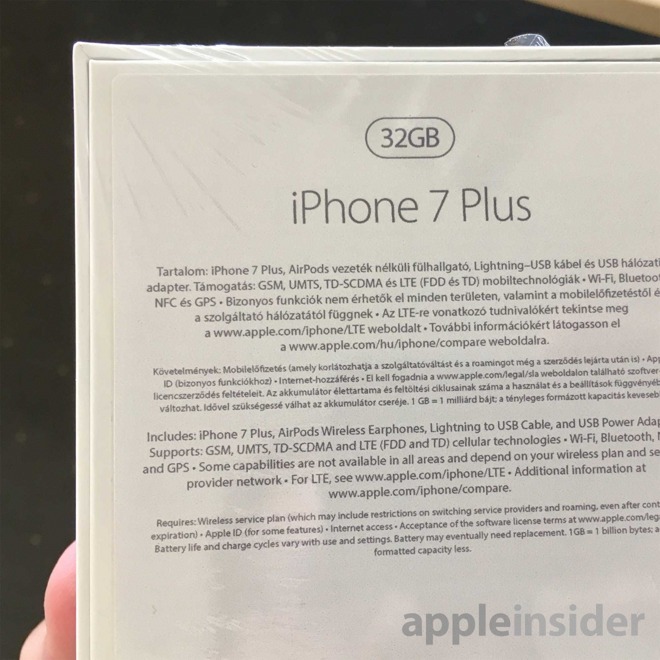 Leaked Packaging Alleges iPhone 7 Plus Will Come With &#039;AirPods Wireless Earphones&#039; [Photo]