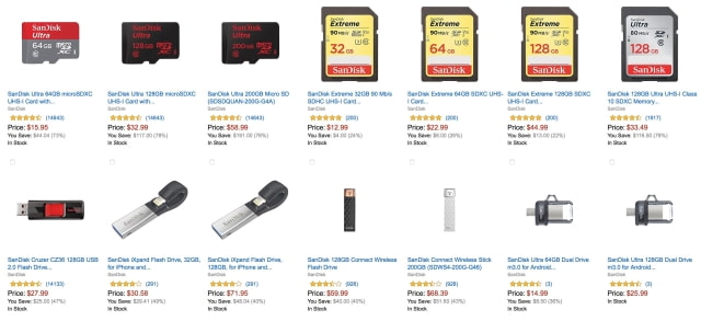 Up to 78% Off SanDisk Memory Cards, USB Flash Drives [Deal]