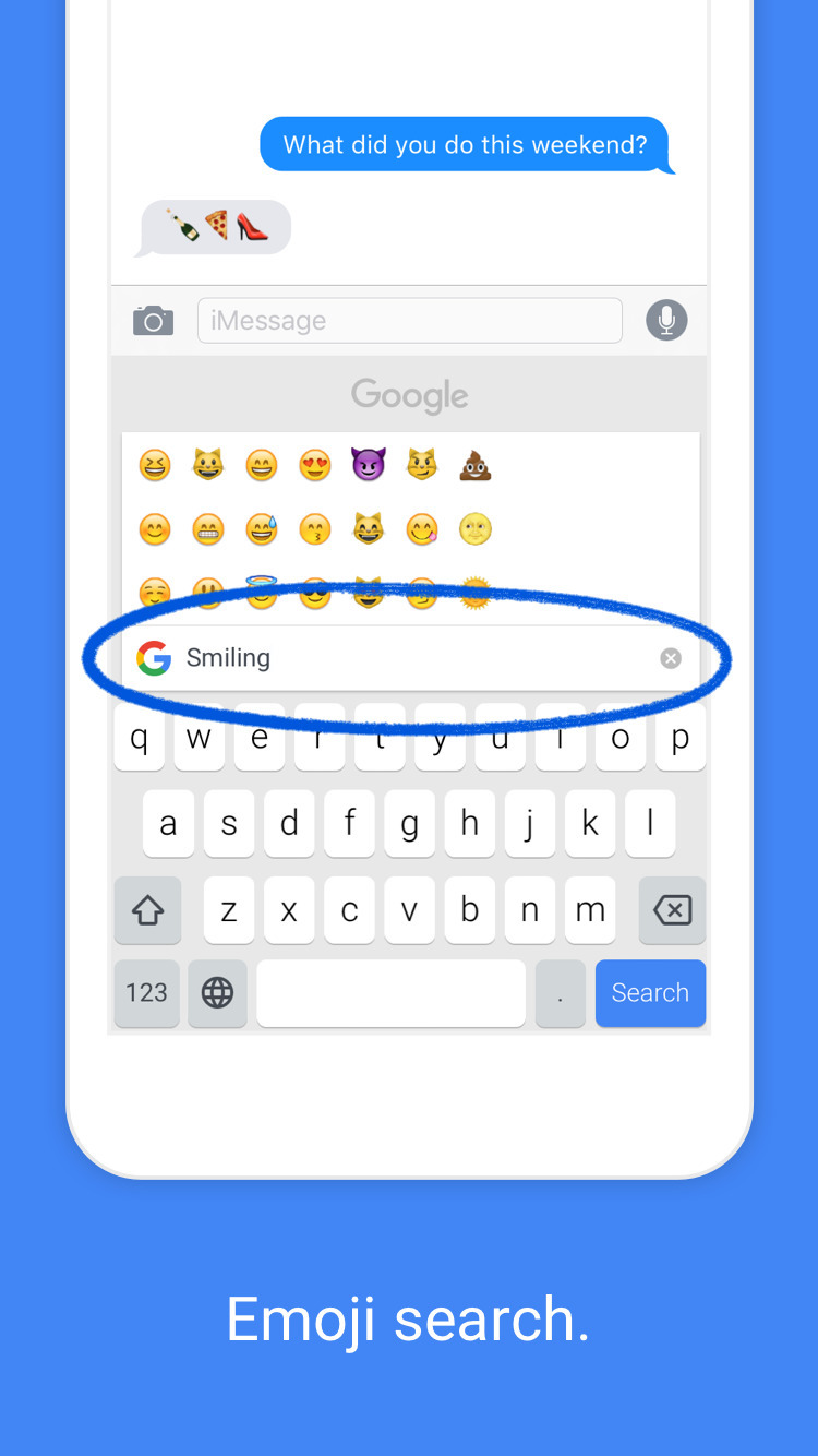 Google Gboard Keyboard for iOS Gets 3D Touch Cursor Trackpad, New Emojis, More