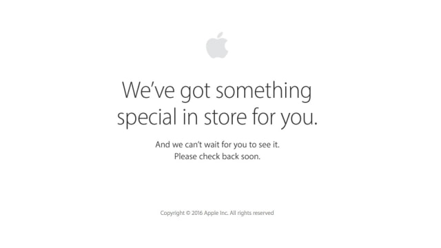 Online Apple Store Goes Down Ahead of New Macs