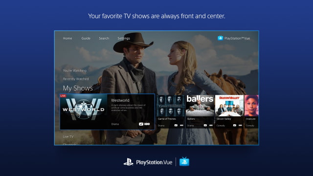 PlayStation Vue Launches on the Apple TV