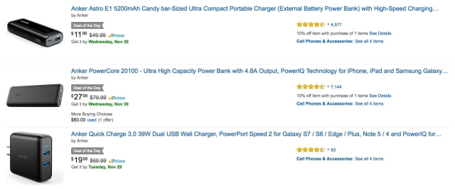 Anker Power Bank Chargers Are On Sale for Up to 76% Off Today Only [Deal]