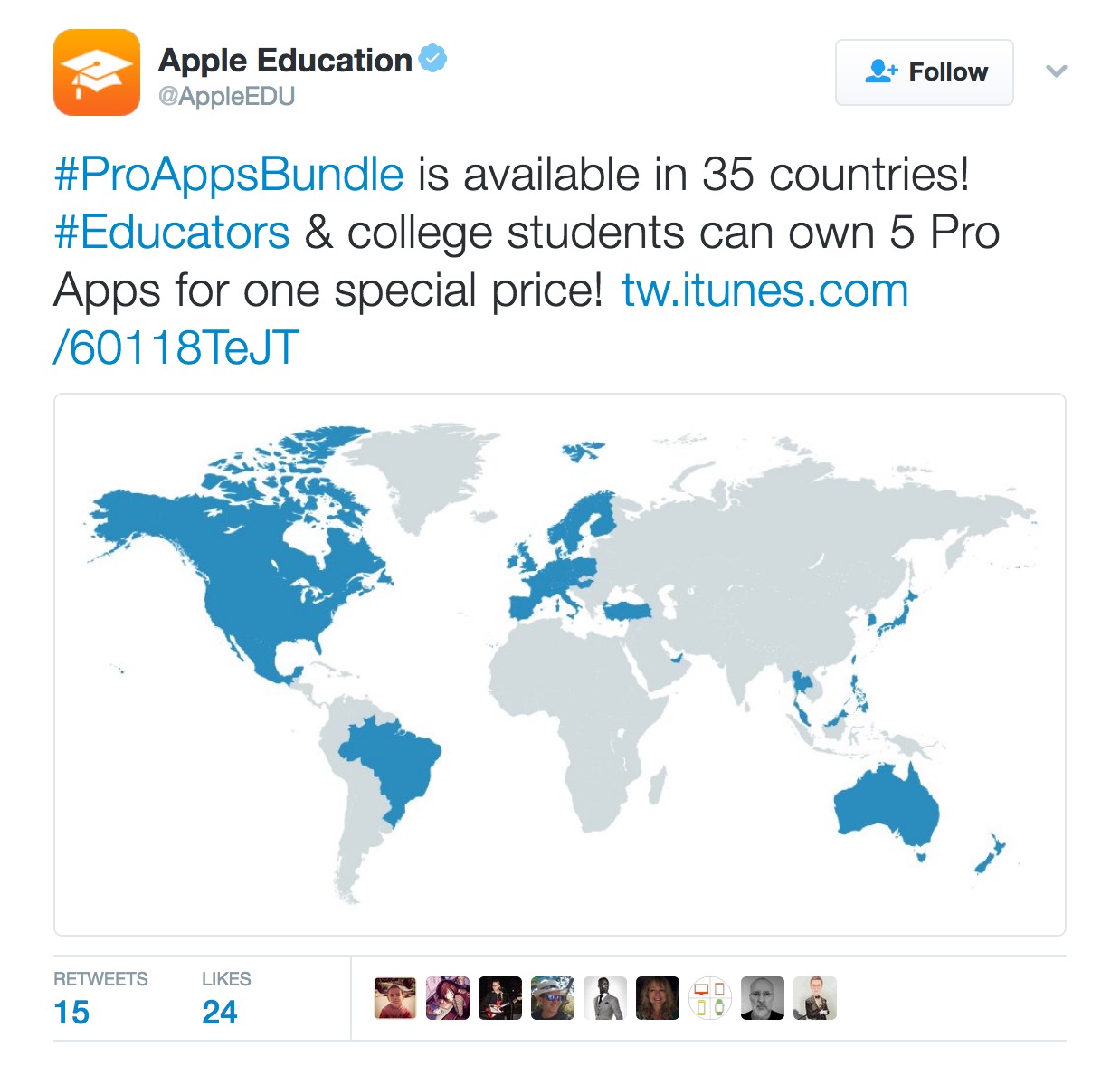 Apple Launches $199 Pro Apps Education Bundle in 35 Countries