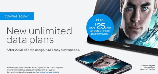 AT&amp;T Announces New Unlimited Plus and Unlimited Choice Plans