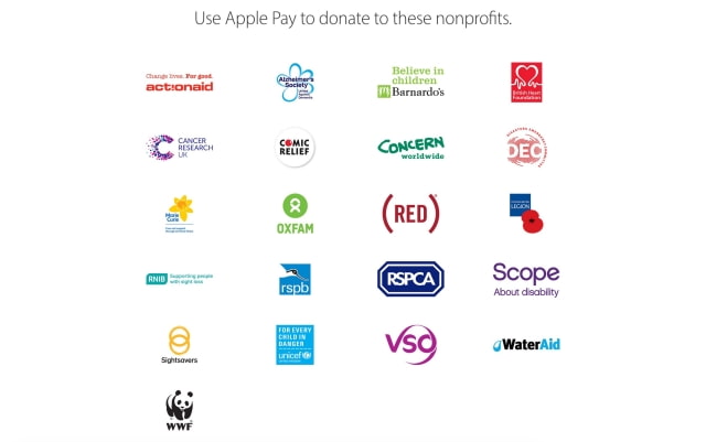 You Can Now Make Donations Using Apple Pay in the U.K.