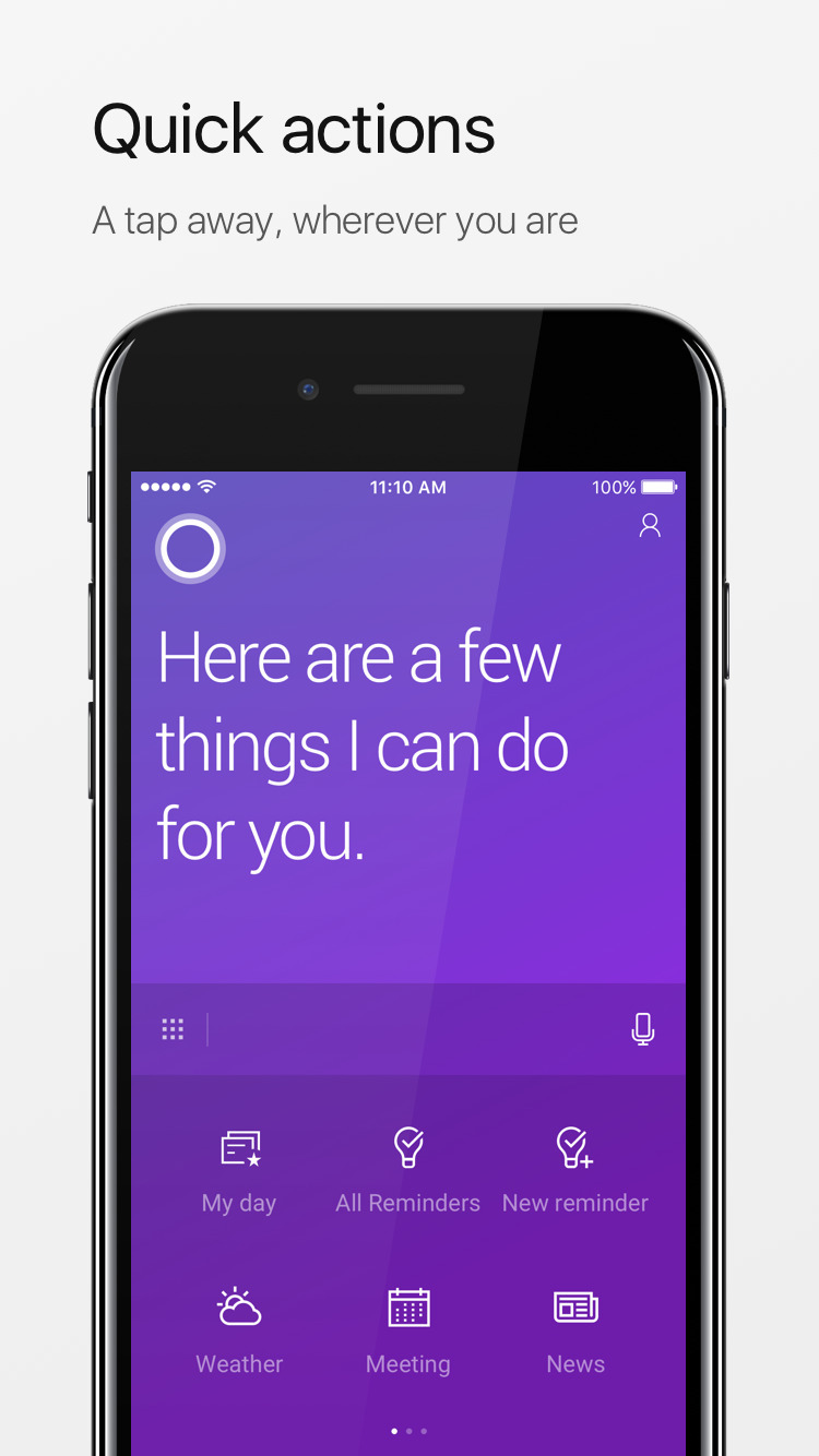 Microsoft Releases Cortana 2.0 for iPhone