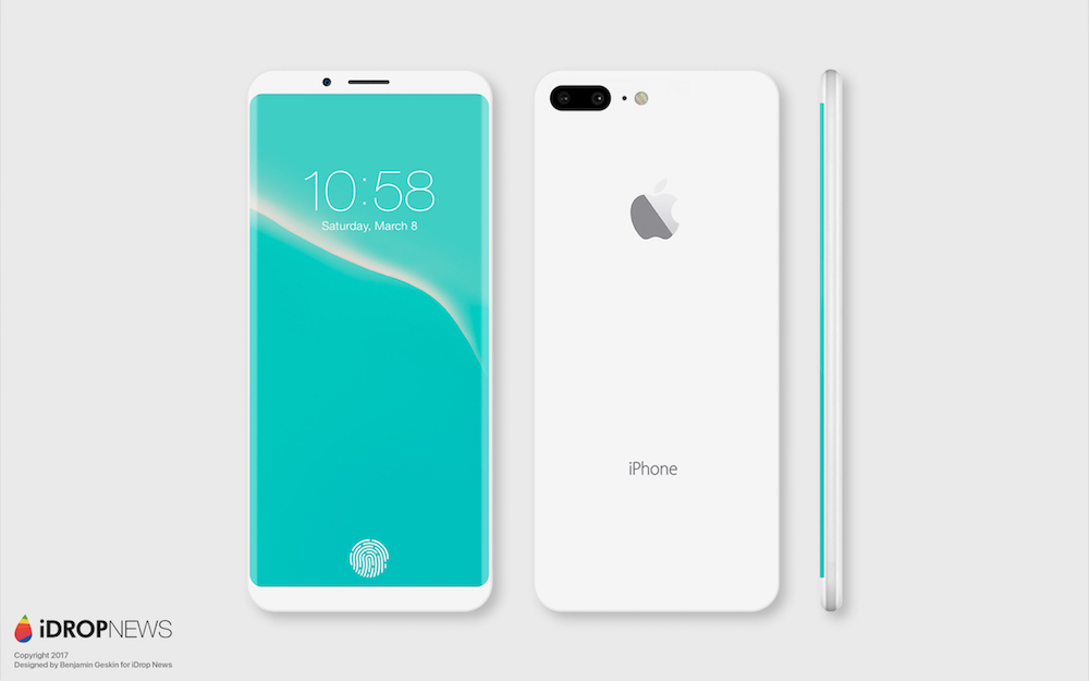 iPhone 8 Concept Features Curved Display, No Physical Home Button [Images]