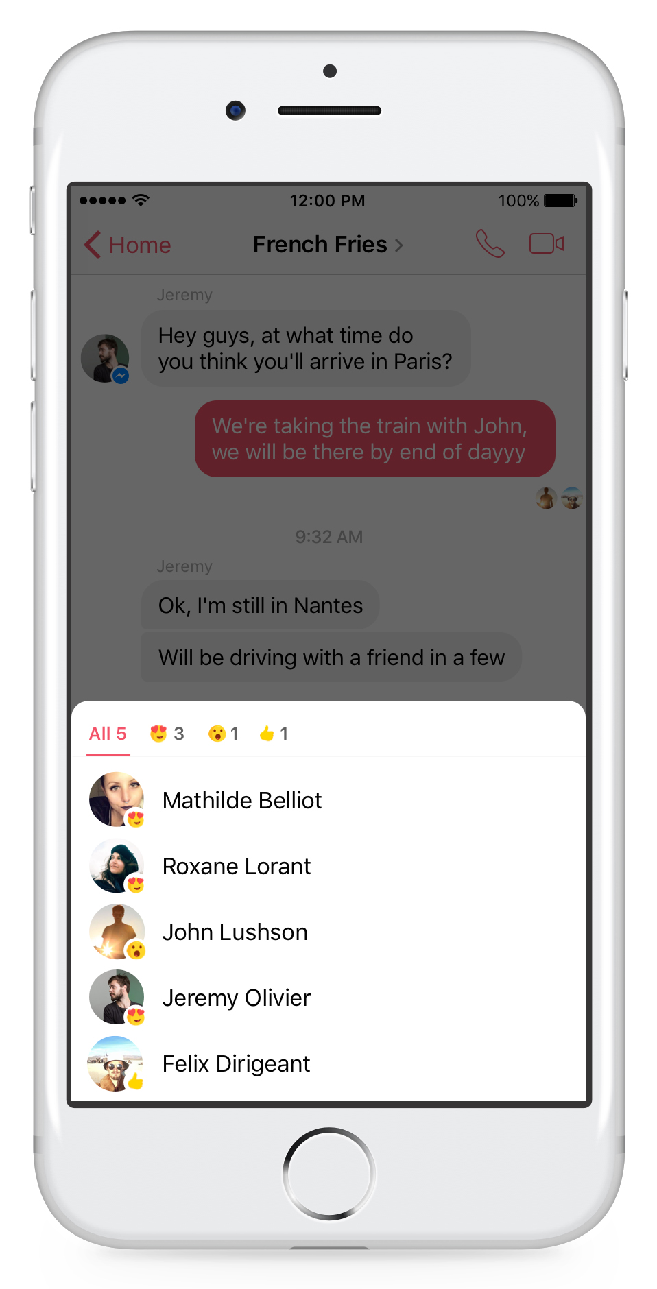 Facebook Announces Message Reactions and Mentions for Messenger