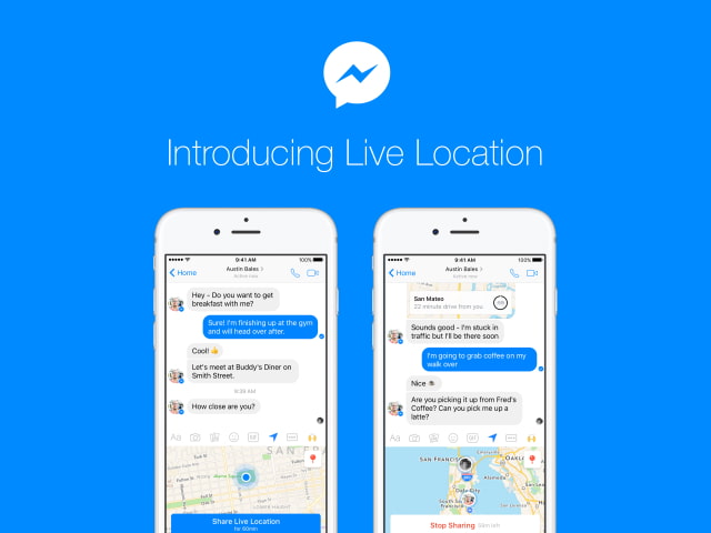 Facebook Introduces &#039;Live Location&#039; Feature for Messenger