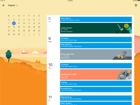 Google Calendar App Released for iPad