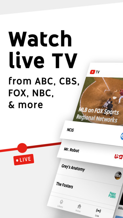YouTube Live TV Service Launches in Five Cities, YouTube TV App Released for iOS
