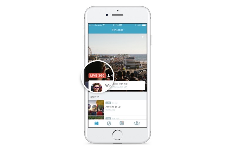 Anyone Can Now Live Stream 360 Degree Video With Periscope
