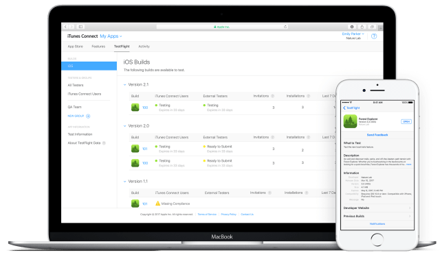 Apple Updates TestFlight With Multiple Build Support, Enhanced Group Capabilities, More