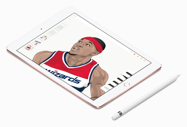 Apple Highlights Illustrations of NBA Stars Created on iPad Pro [Images]
