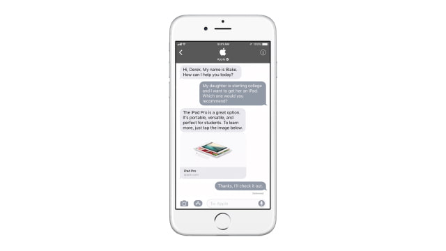 Apple Announces &#039;Business Chat&#039;