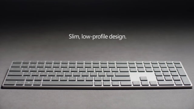 Microsoft Unveils New Modern Keyboard With Hidden Fingerprint Sensor [Video]