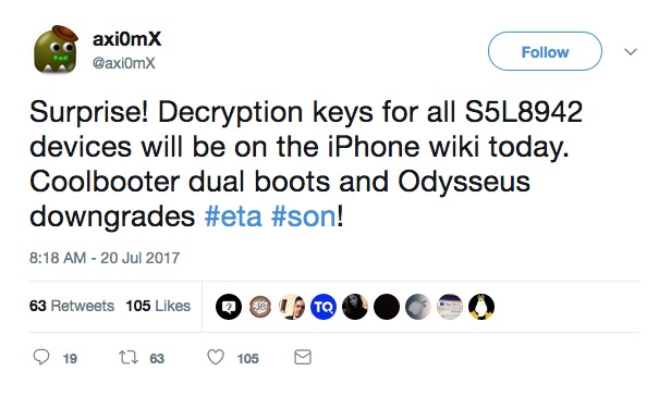 Decryption Keys for Apple A5 (Rev A) Devices to be Released Today