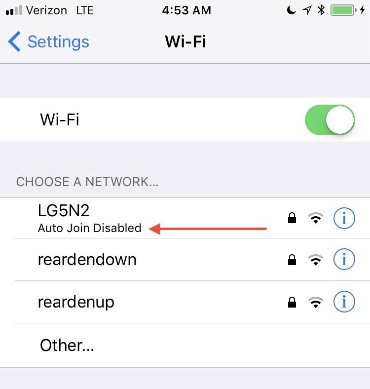 iOS 11 Beta Prevents Automatic Joining of Weak Wi-Fi Networks