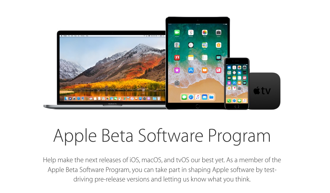 Apple Releases Third Public Beta of iOS 11, tvOS 11, macOS High Sierra 10.13