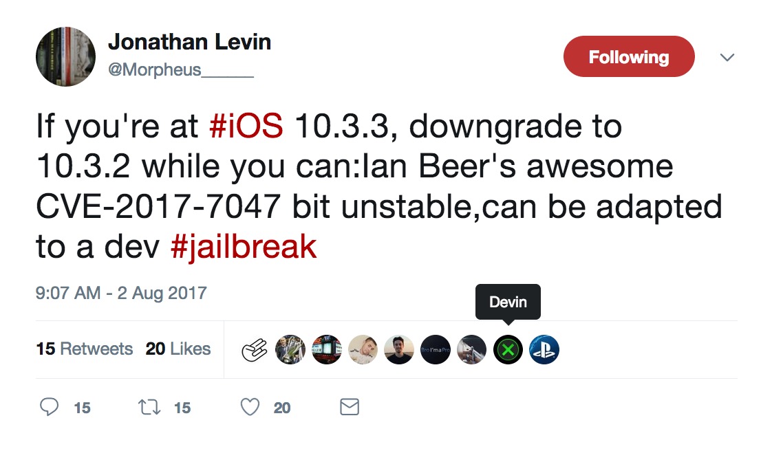 A Jailbreak of iOS 10.3.2 is Possible, Downgrade While You Can