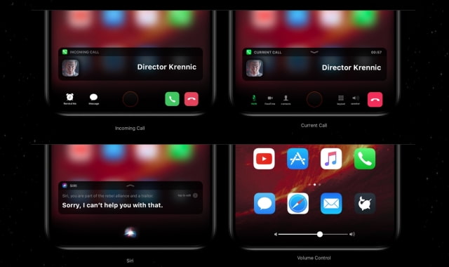 iPhone Pro and iOS 12 Concept Features HomeBar With Virtual Home Button [Images]
