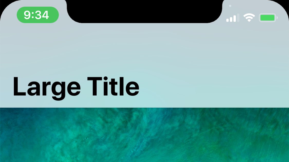 Here&#039;s What the New &#039;iPhone X&#039; Status Bar Looks Like [Video]
