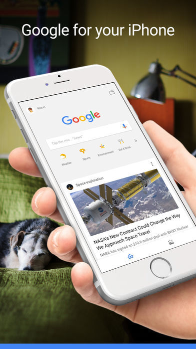 Google Search App for iOS Gets Smart Content Suggestions
