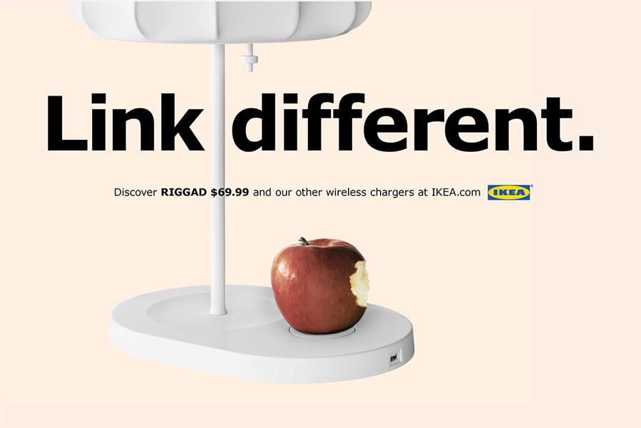 IKEA Launches New Ad Campaign for Its Wireless Chargers Targeted at Apple Customers