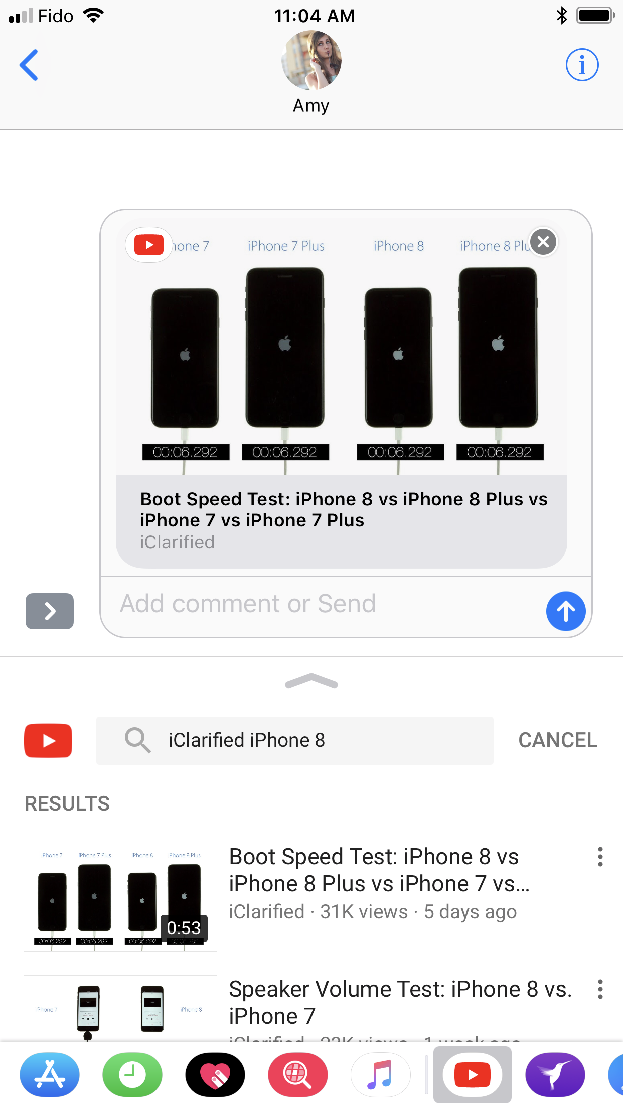 YouTube App Gains Support for iMessage