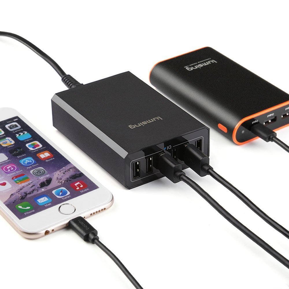 6-Port Desktop USB Charger and 5 Micro-USB Cables on Sale for Just $8.49 [Deal]