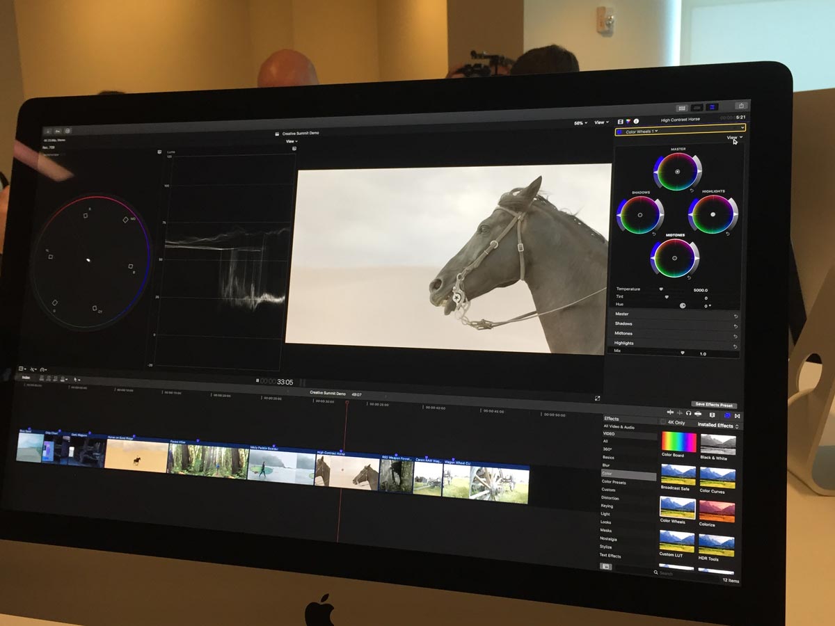 Apple Announces Final Cut Pro 10.4 With Support for VR, New Color Tools, More