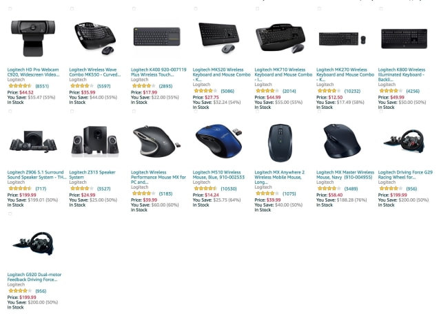 Save Up to 64% Today Off Logitech Keyboards, Speakers, Mice, More [Deal]