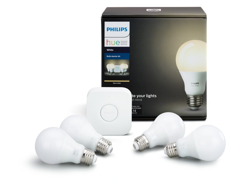 Philips Hue White Smart Bulb Starter Kit With 4 Bulbs on Sale for $59.98 [Deal]