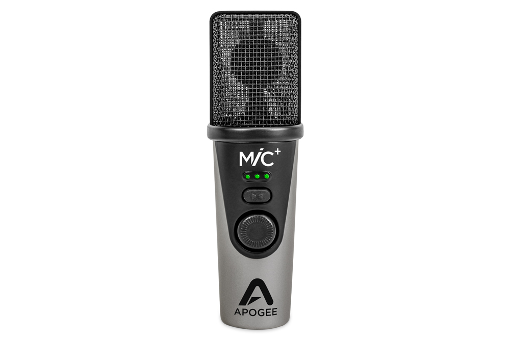 Apogee Unveils New MiC+ USB Microphone for iPhone, iPad, and Mac