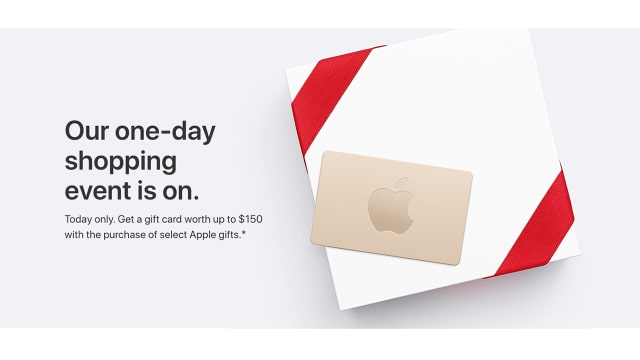 Apple Launches One Day Shopping Event for Black Friday