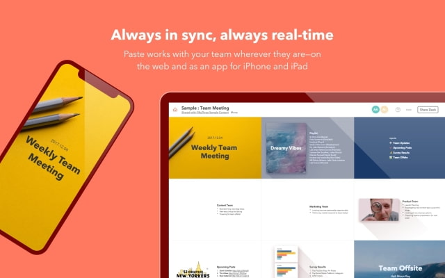Paste is a New Collaborative Presentation Tool From FiftyThree [Video]
