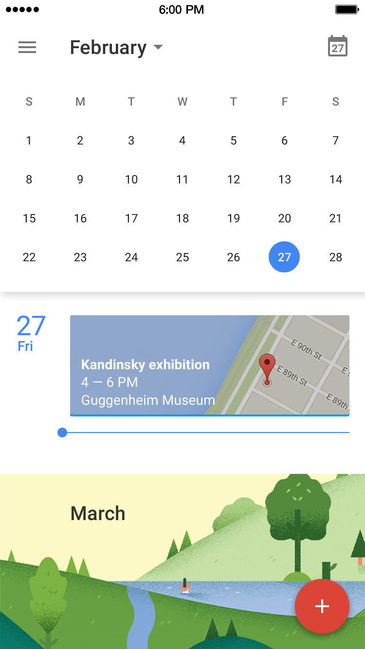 Google Calendar App Gets iOS 11 and iPhone X Support iClarified