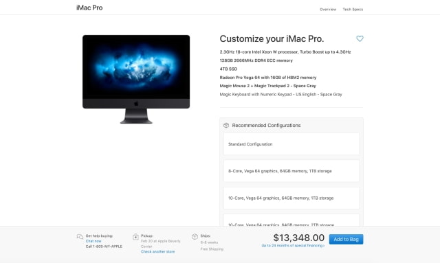 New iMac Pro Now Available to Order, Delivers December 27