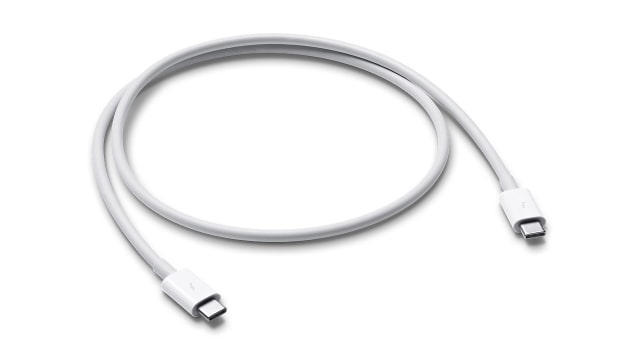 Apple Now Sells Its Own Thunderbolt 3 USB-C Cable