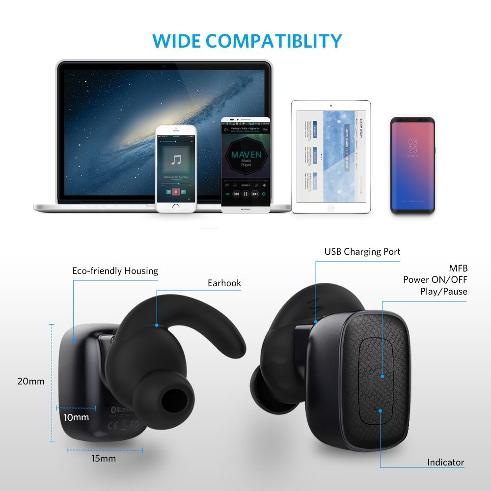 SmartOmi Q5 True Wireless Earbuds on Sale for $19.99 [Deal]