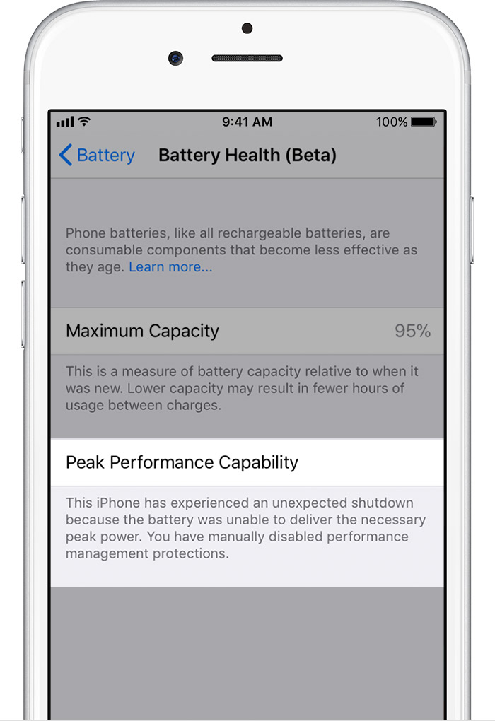 iOS 11.3 Beta 2 Introduces New &#039;Battery Health&#039; Features [Image]