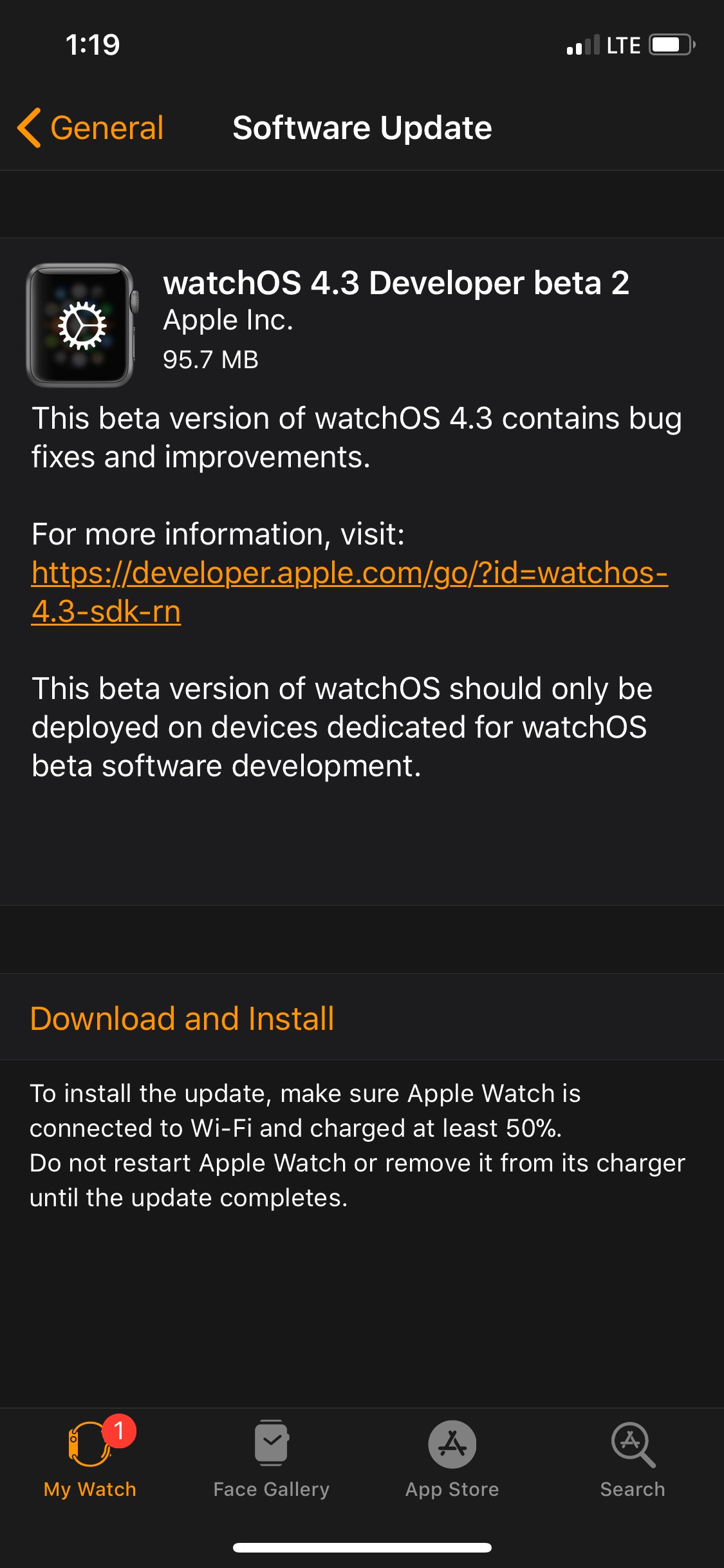 Apple Seeds watchOS 4.3 Beta 2 to Developers [Download]