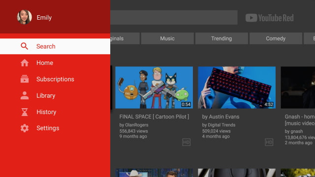 YouTube for Apple TV Updated With New Subscription Page Layout, Other Improvements