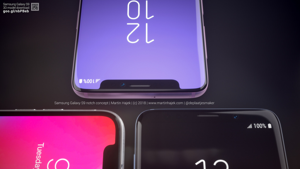 What If Samsung Had Copied the iPhone X&#039;s Notch [Images]