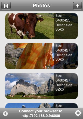 WiFiPhoto for iPhone 1.2  Released