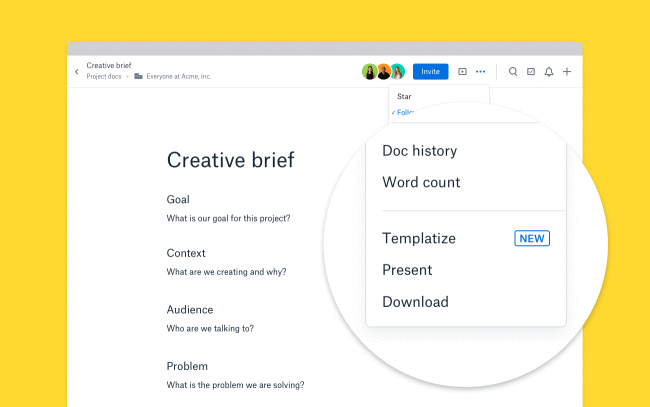 Dropbox Now Lets You Create Your Own Paper Templates