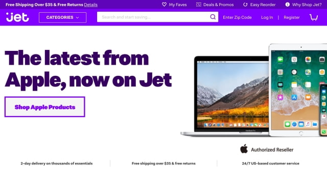 Jet.com is Now Selling Apple Products