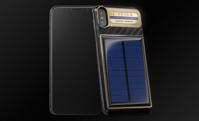 Caviar iPhone X &#039;Tesla&#039; Features Solar Panel, Costs $4600 [Video]