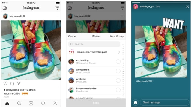 Instagram Now Lets You Share Feed Posts to Stories