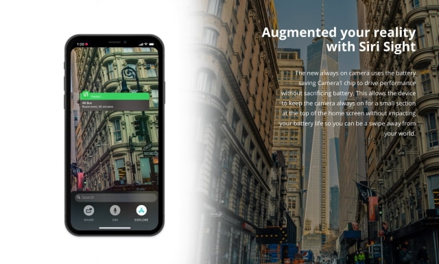 iOS AR Concept Features Smart Notifications, Siri Sight, Pro Camera App, More [Video]